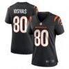 Andrei Iosivas Cincinnati Bengals Nike Women's Team Game Jersey - Black - Front View