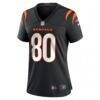 Andrei Iosivas Cincinnati Bengals Nike Women's Team Game Jersey - Black - Side View