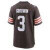 Marquise Goodwin Cleveland Browns Nike Team Game Jersey - Brown - Detail View