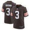 Marquise Goodwin Cleveland Browns Nike Team Game Jersey - Brown - Front View