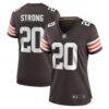 Pierre Strong Jr. Cleveland Browns Nike Women's Team Game Jersey - Brown - Front View