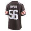 Luke Wypler Cleveland Browns Nike Team Game Jersey - Brown - Detail View