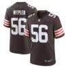 Luke Wypler Cleveland Browns Nike Team Game Jersey - Brown - Front View