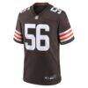 Luke Wypler Cleveland Browns Nike Team Game Jersey - Brown - Side View
