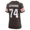 Alex Leatherwood Cleveland Browns Nike Women's Team Game Jersey - Brown - Detail View