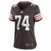 Alex Leatherwood Cleveland Browns Nike Women's Team Game Jersey - Brown - Side View
