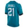Christian Braswell Jacksonville Jaguars Nike Team Game Jersey - Teal - Detail View