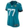Anton Harrison Jacksonville Jaguars Nike Women's Team Game Jersey - Teal - Side View