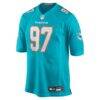Rashard Lawrence Miami Dolphins Nike Team Game Jersey - - Side View