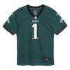 Jalen Hurts Philadelphia Eagles Nike Toddler Game Jersey - Midnight Green - Side View