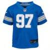 Aidan Hutchinson Detroit Lions Nike Toddler Game Jersey - Blue - Side View