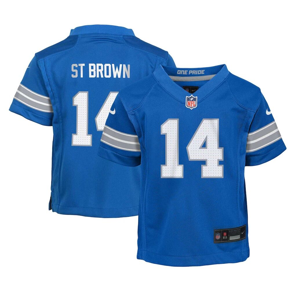 Amon-Ra St. Brown Detroit Lions Nike Toddler Player Game Jersey
