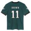 A.J. Brown Philadelphia Eagles Nike Infant Team Player Game Jersey - Green - Detail View