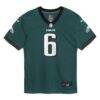 DeVonta Smith Philadelphia Eagles Nike Infant Team Player Game Jersey - Green - Side View