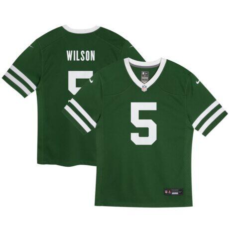 Garrett Wilson New York Jets Nike Infant Team Player Game Jersey - Green - Front View