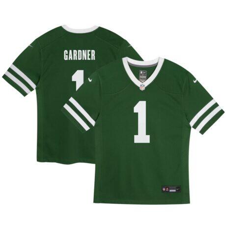 Ahmad Sauce Gardner New York Jets Nike Infant Team Player Game Jersey - Green - Front View