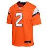 Patrick Surtain II Denver Broncos Nike Youth Game Jersey - Orange - Side View