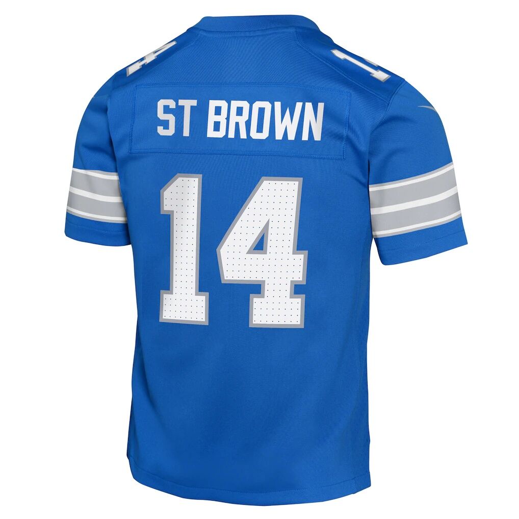 Amon-Ra St. Brown Detroit Lions Nike Youth Game Jersey