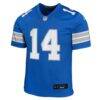 Amon-Ra St. Brown Detroit Lions Nike Youth Game Jersey - Blue - Side View