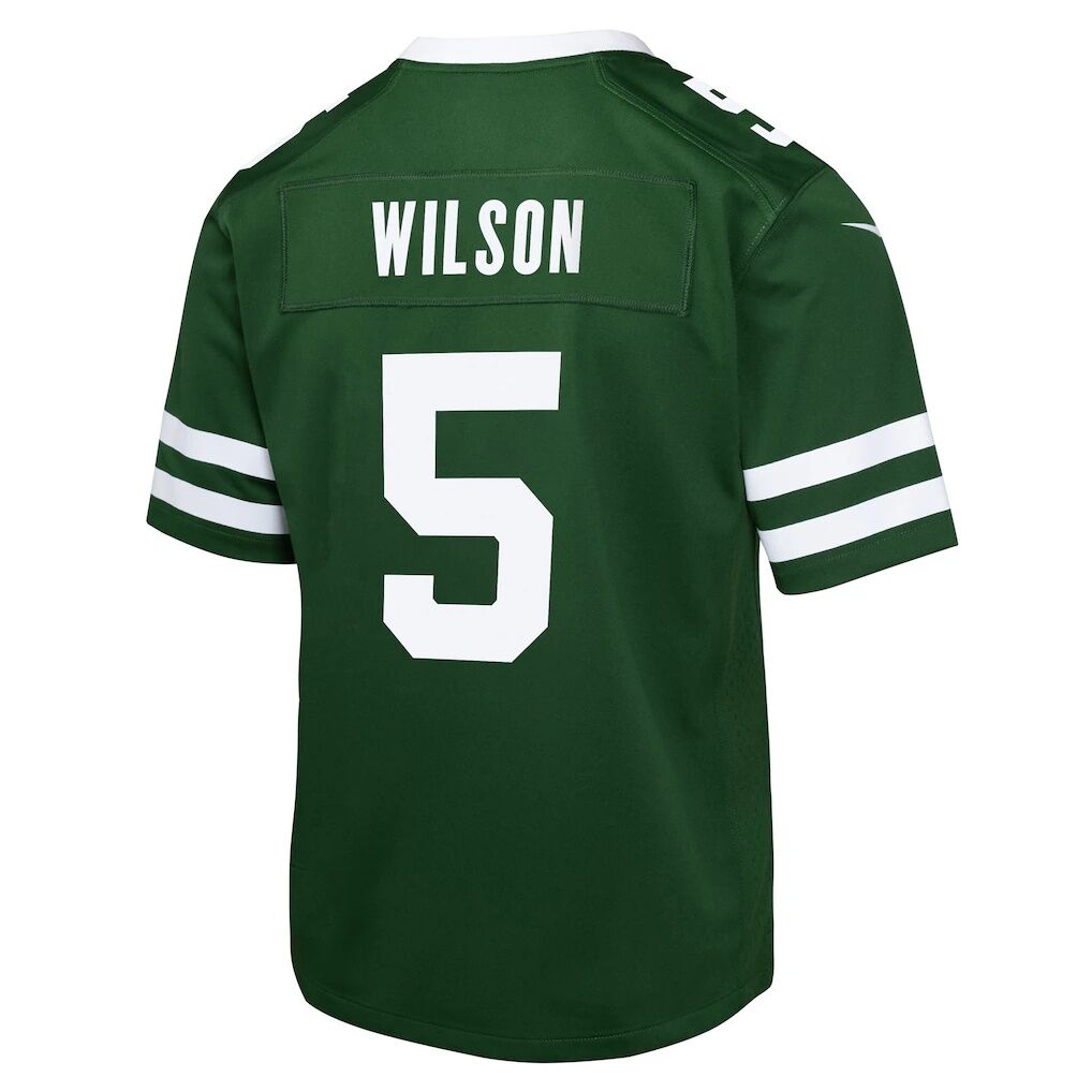 Garrett Wilson New York Jets Nike Youth Game Jersey