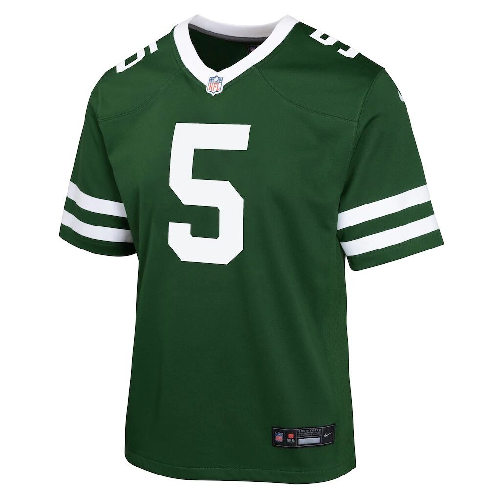 Garrett Wilson New York Jets Nike Youth Game Jersey