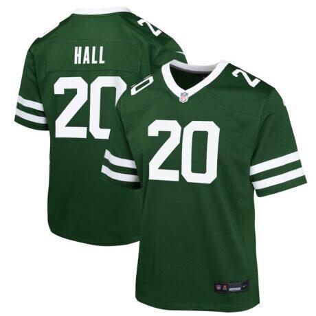 Breece Hall New York Jets Nike Youth Game Jersey - Green - Front View