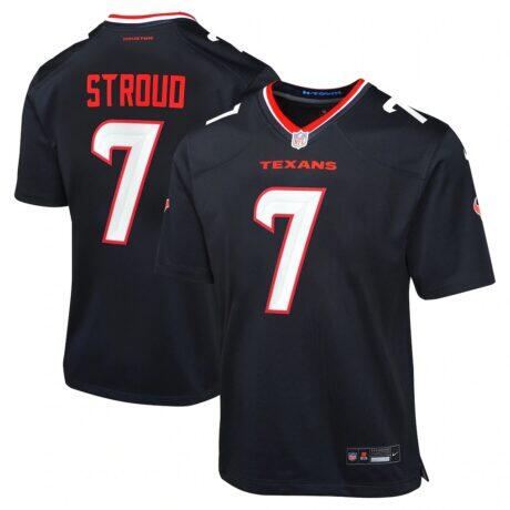 C.J. Stroud Houston Texans Nike Youth Game Jersey - Navy - Front View