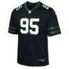 Quinnen Williams New York Jets Nike Youth Game Jersey - Black - Side View