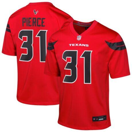 Dameon Pierce Houston Texans Nike Youth Game Jersey - Red - Front View