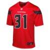 Dameon Pierce Houston Texans Nike Youth Game Jersey - Red - Side View