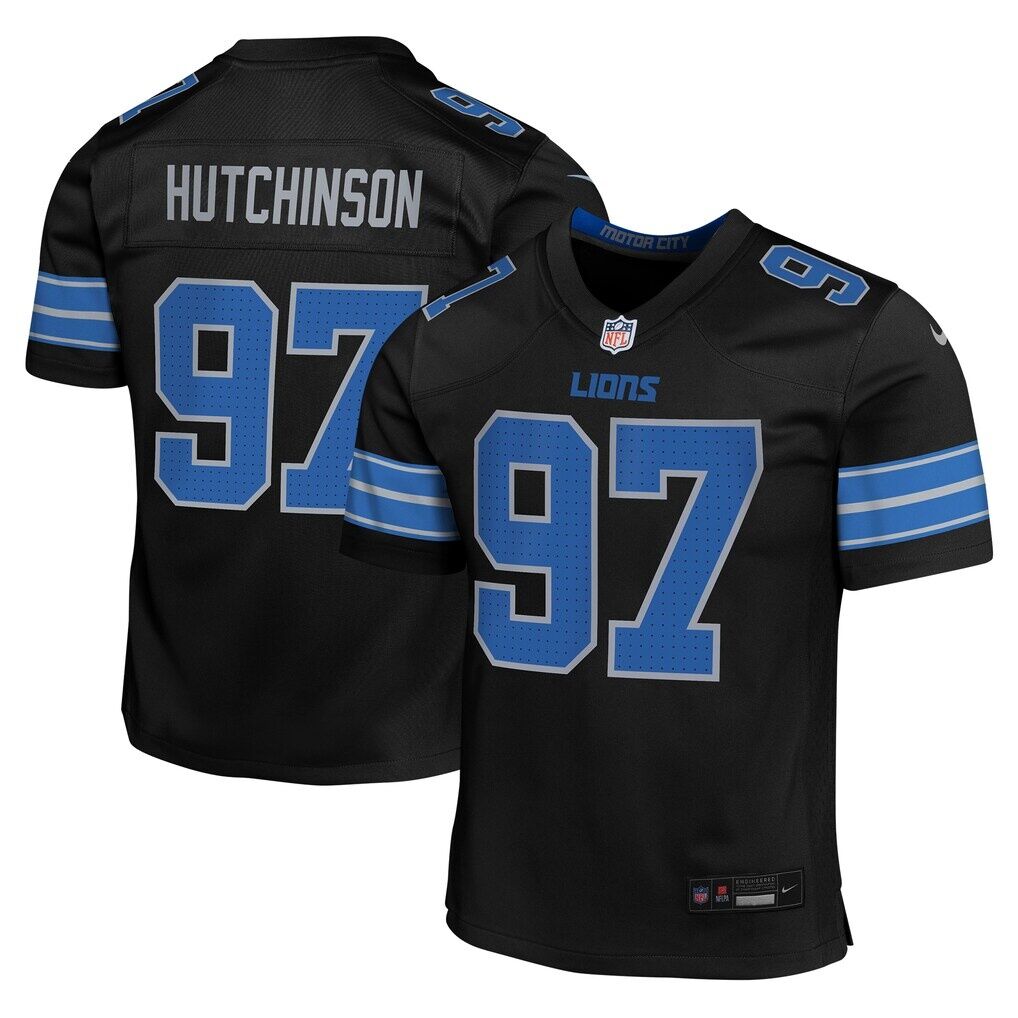Aidan Hutchinson Detroit Lions Nike Youth Game Jersey