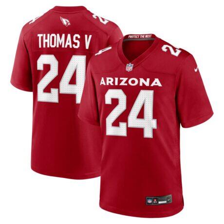Starling Thomas V Arizona Cardinals Nike Team Game Jersey - - Front View