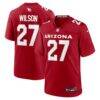 Divaad Wilson Arizona Cardinals Nike Team Game Jersey - - Front View