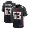 Chris Lindstrom Atlanta Falcons Nike Team Game Jersey - Black - Front View