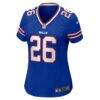 Ty Johnson Buffalo Bills Nike Women's Team Game Jersey - - Side View