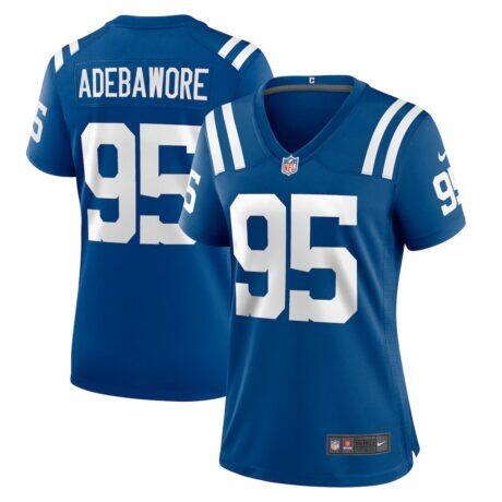 Adetomiwa Adebawore Indianapolis Colts Nike Women's Team Game Jersey - - Front View