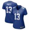 Jalin Hyatt New York Giants Nike Women's Team Game Jersey - - Front View