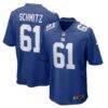 John Michael Schmitz New York Giants Nike Team Game Jersey - - Front View