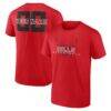 Chicago Bulls Stellar Personalized Name & Number T-Shirt - Red - Front View
