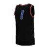 #1 Boise State Broncos Nike Replica Basketball Jersey - Black - Detail View
