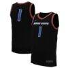 #1 Boise State Broncos Nike Replica Basketball Jersey - Black - Front View