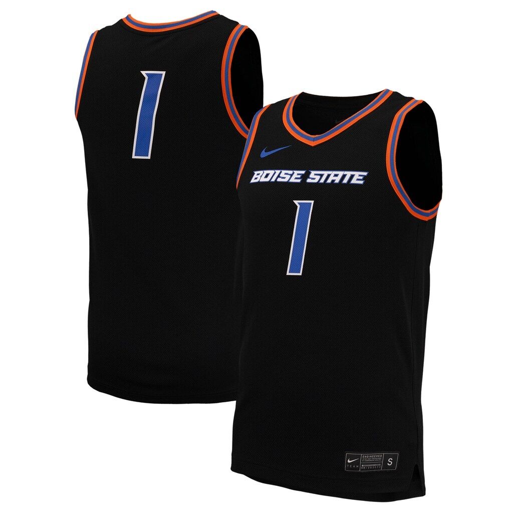 #1 Boise State Broncos Nike Replica Basketball Jersey