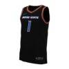#1 Boise State Broncos Nike Replica Basketball Jersey - Black - Side View
