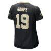 Blake Grupe New Orleans Saints Nike Women's Team Game Jersey - Black - Detail View