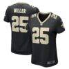 Kendre Miller New Orleans Saints Nike Women's Team Game Jersey - Black - Front View
