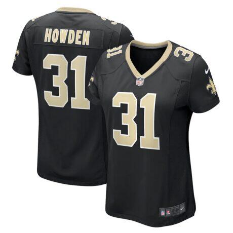 Jordan Howden New Orleans Saints Nike Women's Team Game Jersey - Black - Front View