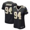 Cameron Jordan New Orleans Saints Nike Women's Team Game Jersey - Black - Front View