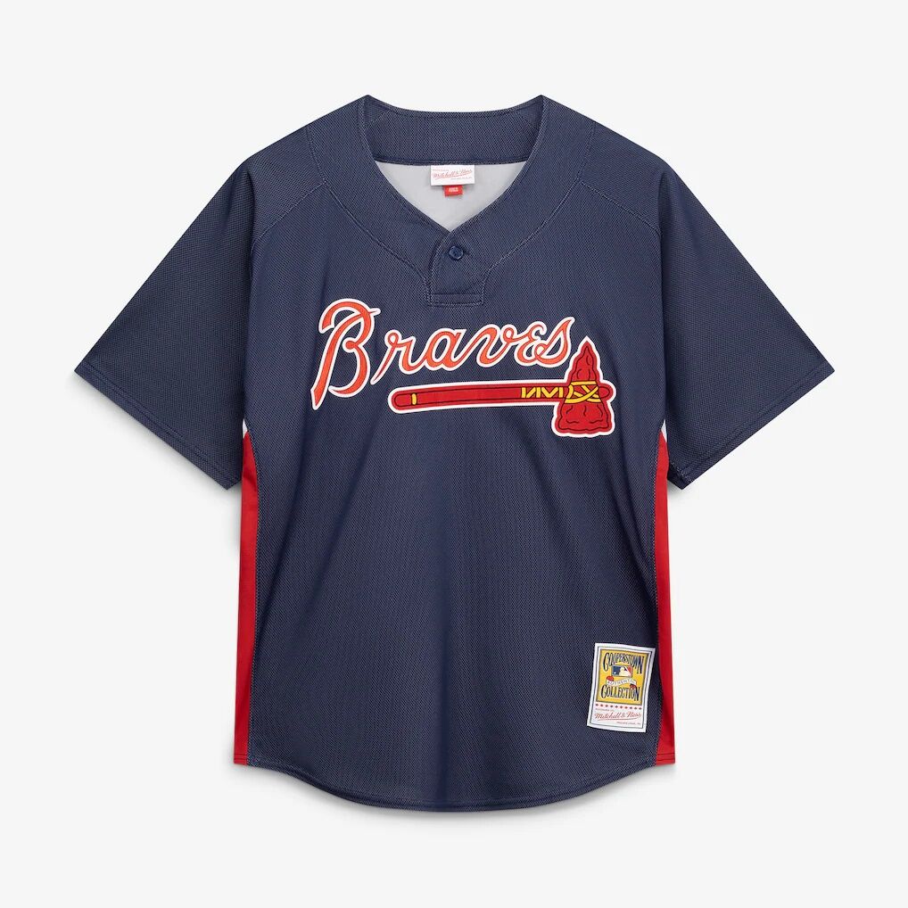John Smoltz Atlanta Braves Mitchell & Ness Authentic Batting Practice Jersey