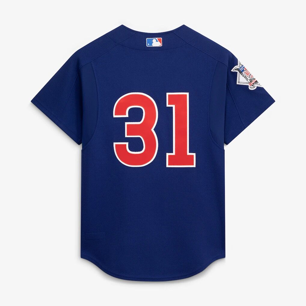 Greg Maddux Chicago Cubs Mitchell & Ness Cooperstown Collection 2005 Batting Practice Jersey - Royal