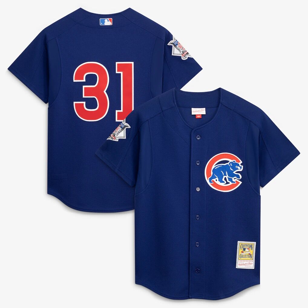 Greg Maddux Chicago Cubs Mitchell & Ness Cooperstown Collection 2005 Batting Practice Jersey - Royal